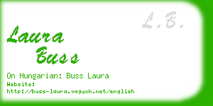 laura buss business card